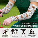 Custom Photo Powered By Paws And Unconditional Love - Dog & Cat Personalized Custom Tattoo Arm Sleeve - Summer Vacation Gift For Dog Lovers, Pet Owners