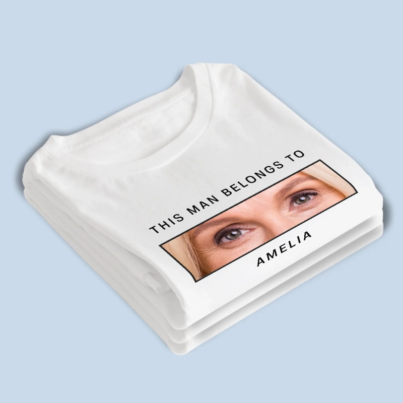 Custom Photo Taken By My Queen - Couple Personalized Custom Unisex T-shirt, Premium T-shirt, Hoodie - Gift For Wife, Husband, Couple
