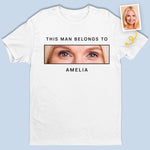 Custom Photo Taken By My Queen - Couple Personalized Custom Unisex T-shirt, Premium T-shirt, Hoodie - Gift For Wife, Husband, Couple