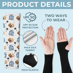 Custom Photo Best Dog Dad Ever - Dog & Cat Personalized Custom Tattoo Arm Sleeve - Summer Vacation Gift For Dad, Dog Lovers