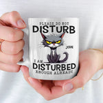Cranky Cat Club - Friend Personalized Custom Mug - Gift For Yourself, Best Friends, Sisters, Family Members, Coworkers