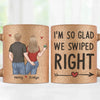 I Promise To Always Be By Your Side - Couple Personalized Custom Metallic Mug - Gift For Husband Wife, Anniversary
