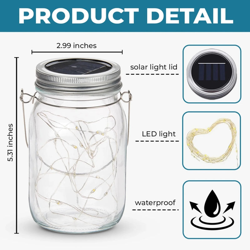 Custom Photo Your Memory Is My Keepsake - Memorial Personalized Custom Solar Jar Lantern - Sympathy Gift For Family Members