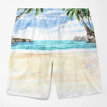 Lost And Found With Bae - Funny Personalized Custom Tropical Hawaiian Aloha Couple Beach Shorts - Summer Vacation Gift, Birthday Party Gift For Couple