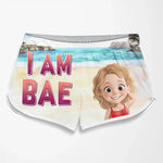 Lost And Found With Bae - Funny Personalized Custom Tropical Hawaiian Aloha Couple Beach Shorts - Summer Vacation Gift, Birthday Party Gift For Couple
