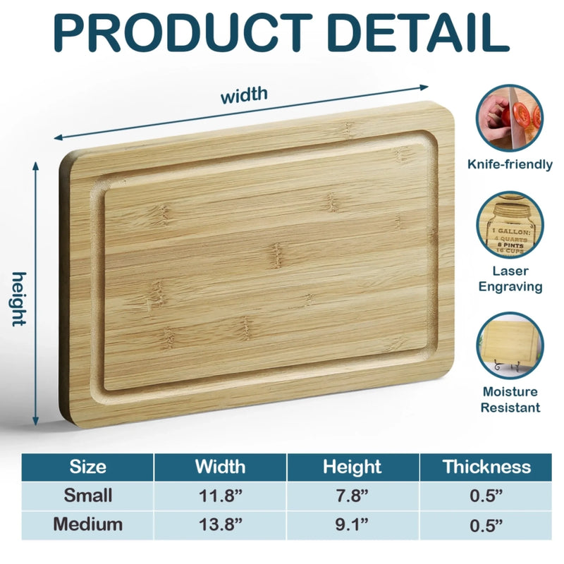 First Home, Best Memories - Couple Personalized Custom Engraved Wooden Cutting Board - Gift For Husband Wife, Anniversary