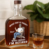 Cheers To Retirement Life - Coworker Personalized Custom Whiskey Bottle - Appreciation, Retirement Gift For Coworkers, Work Friends, Colleagues