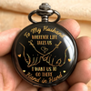 Only You And Me - Couple Personalized Custom Pocket Watch - Gift For Husband Wife, Anniversary