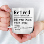 Not My Problem Anymore - Coworker Personalized Custom Mug - Appreciation, Retirement Gift For Coworkers