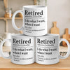 Not My Problem Anymore - Coworker Personalized Custom Mug - Appreciation, Retirement Gift For Coworkers, Work Friends, Colleagues