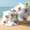 Custom Photo Life’s Better With Paws - Dog & Cat Personalized Custom Bucket Hat - Summer Vacation Gift For Pet Owners, Pet Lovers