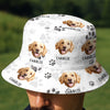 Custom Photo Life’s Better With Paws - Dog & Cat Personalized Custom Bucket Hat - Summer Vacation Gift For Pet Owners, Pet Lovers