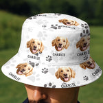 Custom Photo Life’s Better With Paws - Dog & Cat Personalized Custom Bucket Hat - Summer Vacation Gift For Pet Owners, Pet Lovers
