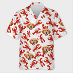 Custom Photo Life’s Better With Claws And Paws - Dog & Cat Personalized Custom Unisex Tropical Hawaiian Aloha Shirt - Summer Vacation Gift, Gift For Pet Owners, Pet Lovers