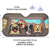 Buckle Up, It’s Bark Time - Dog Personalized Custom Auto Windshield Sunshade, Car Window Protector - Gift For Pet Owners, Pet Lovers