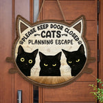 Whiskers Over Rules - Cat Home Decor Wood Sign - House Warming Gift For Cat Lovers