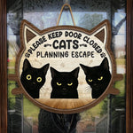 Whiskers Over Rules - Cat Home Decor Wood Sign - House Warming Gift For Cat Lovers