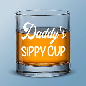 Gobelet à bec pour papa - Verre à whisky familial - Cadeau pour papa et grand-père