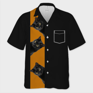 T-shirt hawaïen tropical unisexe personnalisé avec photo « Pattes et détente » pour chien et chat - Cadeau idéal pour les vacances d'été, les propriétaires d'animaux et les amoureux des animaux.