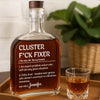 Réparer les catastrophes, une à la fois - Bouteille de whisky personnalisée pour collègue - Cadeau pour collègues, collègues de travail, collègues