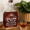 Mon classique, mon amour - Bouteille de whisky personnalisée pour couple - Cadeau d'anniversaire pour mari