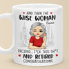 Cheers To A New Chapter - Coworker Personalized Custom Mug - Appreciation, Retirement Gift For Coworkers, Work Friends, Colleagues