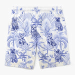 Stay Pawsitive, Stay Tropical - Dog Personalized Custom Tropical Hawaiian Aloha Men Beach Shorts - Summer Vacation Gift For Pet Owners, Pet Lovers