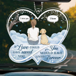 My Angel In Fur - Memorial Car Ornament - Sympathy Gift For Pet Owners, Pet Lovers