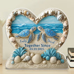 Forever My Favorite Shellmate - Couple Personalized Custom Acrylic Plaque Custom Shape - Gift For Husband, Wife, Couple