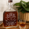 Un rendez-vous, d'innombrables souvenirs - Bouteille de whisky personnalisée pour couple - Cadeau pour mari et femme, anniversaire