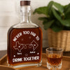 Nos appels sont toujours l'happy hour - Bouteille de whisky personnalisée Bestie - Cadeau pour les meilleures amies, BFF, sœurs