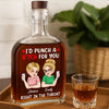 Partenaires dans le crime - Bouteille de whisky personnalisée pour meilleure amie - Cadeau pour meilleures amies, meilleures amies, sœurs
