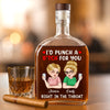 Partners In Crime - Bestie Personalized Custom Whiskey Bottle - Gift For Best Friends, BFF, Sisters