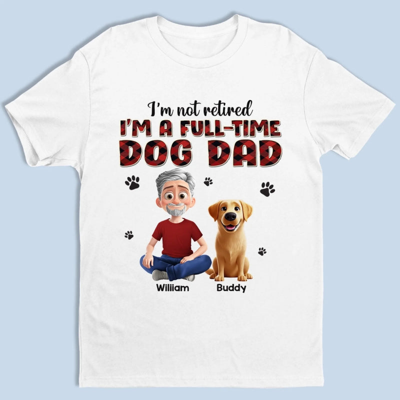 Life With My Pup - Dog Personalized Custom Unisex T-shirt, Premium T-shirt, Hoodie - Gift For Dad, Dog Lovers