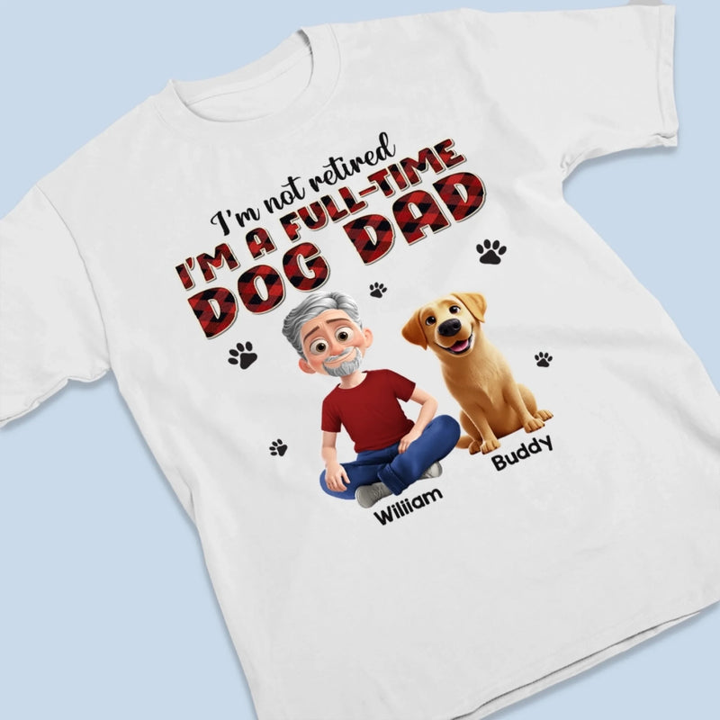 Life With My Pup - Dog Personalized Custom Unisex T-shirt, Premium T-shirt, Hoodie - Gift For Dad, Dog Lovers