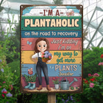 Planting Is Healing - Family Personalized Custom Home Decor Metal Sign - Gift For Yourself, Best Friends, Siblings, Family Members, Gardening Lovers