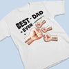 Best Dad In The Galaxy - Family Personalized Custom Unisex T-shirt, Premium T-shirt, Hoodie -  Father's Day, Gift For Dad, Grandpa