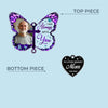Custom Photo Wind Chime With Acrylic Charms - Personalized Memorial Sympathy Gifts For Loss Of Mom, Dad - I'm Always With You, Sympathy Gifts For Loss Of Loved One