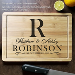 Where Love Always Grows - Couple Personalized Custom Engraved Wooden Cutting Board - Gift For Couple