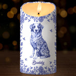 Custom LED Candle - Personalized Birthday Gifts For Dog Lovers, Dog Dad, Dog Mom - Your Furry Friend Shines