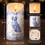 Custom LED Candle - Personalized Birthday Gifts For Dog Lovers, Dog Dad, Dog Mom - Your Furry Friend Shines