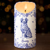 Bougie LED personnalisée - Cadeaux d'anniversaire personnalisés pour les amoureux des chiens, papas et mamans de chiens - Votre ami à quatre pattes brille