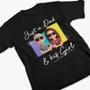 Just A Dad And His Children - Family Personalized Custom Unisex T-shirt, Premium T-shirt, Hoodie - Father's Day, Gift For Dad