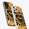 Custom 3D Inflated Effect Printed Clear Phone Case - Personalized Mother's Day Gifts For Mother, Grandmother - Shine Like A Diamond