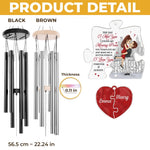 Custom Wind Chime With Acrylic Charms - Personalized Anniversary Wedding Gifts For Husband, Wife, Couple - In Every Lifetime, I’d Choose You