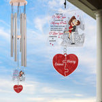 Custom Wind Chime With Acrylic Charms - Personalized Anniversary Wedding Gifts For Husband, Wife, Couple - In Every Lifetime, I’d Choose You
