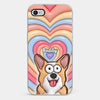 Custom 3D Inflated Effect Printed Clear Phone Case - Personalized Birthday Gifts For Dog Cat Lovers, Dog Dad And Mom, Cat Owners - Cute Pets, Happy Hearts