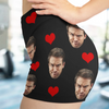 Custom Photo Short Leggings - Personalized Personalized Gifts For Husband And Wife, Him And Her - Wrapped In Your Love
