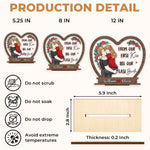 Custom Wood & Acrylic Plaque - Personalized Anniversary Wedding Gifts For Couple - You’re The One I Want