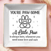 Coupelle à bijoux imprimée - Cadeaux d'anniversaire pour les amoureux des chiens et des chats, les papas et les mamans de chiens, et les propriétaires de chats - Des pattes qui remplissent le cœur de joie